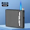 Caixa de Cigarros Isqueiro de Injeção Direta de Dupla Finalidade Gás e Eletricidade Transfronteiriça Th786/787 Logotipo Personalizado Caixa de Cigarros USB 10/20