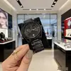 Nuevo Reloj Multifuncional de Cuarzo para Hombre Ojo Izquierdo y Derecho Esfera Grande Correa de Cuero Correa de Acero Inoxidable Calendario Venta al por Mayor