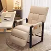 Silla de computadora, cómoda para sentarse durante largos períodos, plegable, adecuada para el hogar, dormitorio, siestas y uso en la oficina, con respaldo ajustable