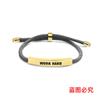 Pulsera de Cuerda Trenzada Multicolor Transfronteriza, Hay que Trabajar Duro, Regalo Conmemorativo para Amigos y Colegas, Pulsera de Acero Inoxidable Grabada