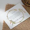 Joia de Mão de Ouro Real Galvanizado com Zircônia Micro-Incustada, Luxo Leve para Mulheres, Pulseira com Design Único de Laço, Pulseira Versátil Exquisita
