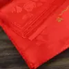 Lenços de casamento, lenços vermelhos, lenços pequenos com o caractere "" (felicidade dupla) neles, artigos de casamento, acessórios de noiva lenços por atacado