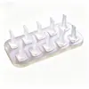 Nuevas Puntas de Uñas sin Imán y Base para Soporte de Práctica de Uñas, Soporte Transparente de Acrílico para Exhibición de Uñas