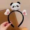 Nova Faixa de Cabelo de Desenho Animado para Lavar o Rosto, Faixa de Cabelo de Panda Fofa, Prendedor de Cabelo, Grampo de Cabelo, Acessório de Cabelo, Adereço de Cabeça para Performance de Palco