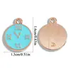 Accesorios de Joyería de Aleación para Bricolaje, Varios Relojes, Despertadores, Colgantes con Goteo de Aceite, Pulseras de Venta Caliente Transfronteriza, Colgantes para Llaves
