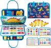 Placa de aprendizado infantil transfronteiriça Feltro busy Board Quebra-cabeça educativo Brinquedo de prática de vestir Brinquedo sensorial Presente Atacado