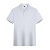 Camisa POLO de manga corta con solapa de verano, ropa de trabajo empresarial, impresión de logotipo bordado, venta al por mayor