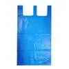 Bolsa de mano Bolsa de embalaje vegetal Bolsa desechable Venta al por mayor Bolsa de basura engrosada Bolsa tipo chaleco azul