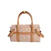 Bolso estampado europeo y americano para mujer, diseño de nicho tipo Boston almohada, bolso cruzado de alta gama a la moda, cuero suave, bandolera