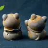 [Gato da Sorte] Enfeites Artesanais de Ferro Fundido, Mascotes de Loja, Decoração de Mesa da Fortuna, Presentes de Inauguração