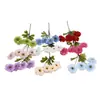 Flores de Peonía Artificiales con 4 Flores Grandes para Decoración de Bodas, Arreglo de Arco para Área de Bienvenida y Arreglos Florales para Fotografía