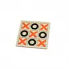 Juego de Madera Transfronterizo Xo Tres en Raya para Niños, Educativo, Entrenamiento de Pensamiento Lógico, Juego Interactivo de Mesa para Dos Jugadores, Venta al por Mayor
