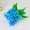 Fornecimento direto da fábrica pequenas lírios simulação flores artificiais casamento projeto de decoração de casa sala de estar mesa hotel ornamentos flores para fotografia