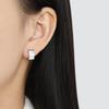Pendientes de acero de titanio de alta calidad chapados en oro con hebilla de oreja de fritilaria marina, estilo coreano, nuevos, de lujo, de nicho, de moda, para mujer