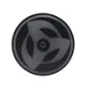 Compartir Transfronterizo Sharingan Bombilla de Luz de Freno Giratoria de 2.5 pulgadas 3 pulgadas Cubierta Decorativa Led para Motocicleta Luz Interior RGB Integrado para Coche
