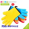 Guantes de Tela para Coche de Cinco Dedos Personalizados 148g Suministro Directo de Fábrica Guantes de Cinco Dedos con Forma de Corazón Más Tela de Algodón Silicona