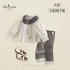 Conjunto de Roupa Novo Estilo Outono para Bebê Menina: Conjunto de Camisa e Leggings, Bebê Classe A Estilo Coreano, Conjunto de Duas Peças Confortável e Versátil
