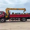 Grúa Montada en Camión Dongfeng Dv3 de un Eje Xcmg Serie g de 8 Toneladas Cabina Sencilla Caja de Carga de 6.1m Grúa Montada en Camión de 8 Toneladas Garantía Nacional