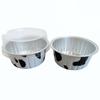 Taza de aluminio desechable de 125 ml para flan, resistente al horno, taza de aluminio para mousse, Taza Snow Beauty, Taza Haagen-Dazs, Caja Bray