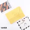 Xale Vermelho de Inverno Imitação de Caxemira Cor Lisa Presente de Festa Anual Bordar Logo Personalizado Lenço Estampado 200g para Mulheres