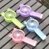 Ventilador pequeno de mão de três velocidades recarregável ventilador de mesa mini portátil de bolso com logotipo fábrica novo