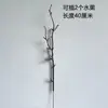 Laranja Simulada Fruta Falsa Caqui Galho Inteiro com Folhas Decoração de Casa Mesa de Exibição Flor de Seda Fruta Falsa Laranja Plástico