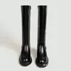 Venta al por mayor Transfronterizo Europeo y Americano 2026 Botas de Caballero Botas Altas para Mujer Botas Largas Otoño e Invierno Nuevas Piel Genuina Punta Redonda Cremallera Lateral Botas Largas