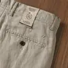 Pantalas Masculinas de Linho Puro Importado, Finas, Refrescantes e Respiráveis, Macias, Corte Reto, para Negócios e Casuais, Verão 2025