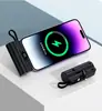 Carga de Emergencia Transfronteriza Inalámbrica Cápsula Power Bank Mini Compacto Portátil Carga Rápida Suministro de Energía Móvil Logo Impreso