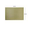 Estilo americano quatro cantos fronteira pvc placemat coaster antiderrapante tapete de isolamento térmico caixa de presente placemat cross-border amazon venda quente
