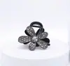 Luxo Leve Strass Elegante Flor Presilha de Tubarão Pérola de Imitação Moda Presilha de Agarre Sentido Avançado Parte de Trás da Cabeça Cabelo Acessórios de Cabelo Grampo de Cabelo