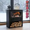 Chimenea de Leña Real para Uso Doméstico, Específicamente para Casas de Campo Auto-Construidas, Calefacción de Estilo Europeo