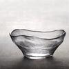 Bol de Cristal Japonés para Ensalada Patrón Martillado Postre Bol para Fideos Fríos Tamaño Grande Bol Plato Creativo Irregular Vajilla para el Hogar Bol para Comer Fideos