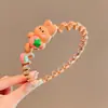 Tiara Infantil Fofa Tilo Mi Tiara para Meninas Verão Novo Estilo Organizador de Cabelo da Testa Faixa de Cabeça
