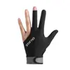 Guantes de Billar con Tres Dedos Expuestos, Antideslizantes, Resistentes al Desgaste de 9 Bolas, Snooker, Guantes de Billar de Seda de Hielo para Adultos al por Mayor
