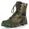 Venta Directa de Fábrica Botas de Combate Panama Botas del Desierto Camuflaje Verde Caña Alta Montañismo al Aire Libre Tallas Grandes Botas Tácticas de Entrenamiento