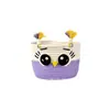 Fabricante Original Monstruo Pequeño Cesta de Almacenamiento Tejida con Cuerda de Algodón Hecha a Mano Bolsa para Auriculares Bolsa de Almacenamiento para Auriculares Bluetooth Dibujo Animado Lindo