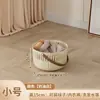 Carrito de Bocadillos Estilo Vintage con Estante de Almacenamiento, Organizador Móvil de Varias Capas para Libros y Juguetes junto al Sofá en la Sala de Estar, Cesto de Ropa Sucia