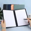 Cuaderno de pizarra blanca portátil borrable A5 pizarra pequeña bloc de notas de escritorio tablero de mensajes tablero de escritura para notas borrables