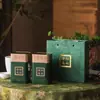 Nueva Caja de Empaque de Té Lata de Metal Xinyang Maojian Lata de Té Bolsa Tote Set de Regalo Paquete de Media Libra