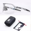 Gafas de Sol con 3 Lentes, a Prueba de Viento, para Ciclismo, Ciclismo de Montaña, Ciclismo de Carretera, Polarizadas, Protección UV, Running