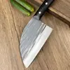 En Stock Cuchillo para Cabeza de Pescado Forjado a Mano de Acero Inoxidable con Mango de Madera Maciza, Cuchillo de Cocina Forjado, Cuchillo para Rebanar, Cuchillo para Cortar Carne