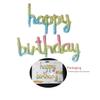 Globo con letras pequeñas para cumpleaños en inglés, decoración para fiesta de cumpleaños infantil, diseño de cien días para bebé