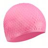 Gorro de Natación de Silicona Gota de Agua Cómodo y Flexible Adulto Joven Unisex Equipo de Natación