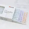 Taladro de uñas Dongzhou a través del fondo del taladro puntiagudo de caramelo de roca super brillante hielo a través de la joyería de uñas primavera y verano nuevo taladro pegajoso para uñas