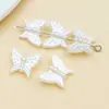 Kit de Material para Joias DIY com Contas Espaçadoras Retas de Imitação de Pérola Off-White ABS Formato Laço Estrela