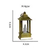 Lámpara de Vela Digital LED Lámpara de Viento Mini Pequeña Retro Linterna de Caballo Bolso Candeleros Lámpara Adornos Decorativos Luz de Noche de Mesita de Noche