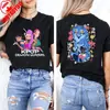 Camiseta de Algodão Kpop Demon Slayer Huntrix Mira Rumi Zoey Tigre Derpy Camiseta Presente para