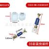 Ferragem Yingguda com tampa conector três em um armário guarda-roupa desmontagem fixador roda excêntrica instalação simples rápida