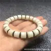Raiz de Bodhi Jade Branco Círculo Único Estilo Antigo Contas Cilíndricas Cordão Liso e Outros Ricos e Diversos Exquisitos e Bonitos Pulseiras de Bodhi Atacado